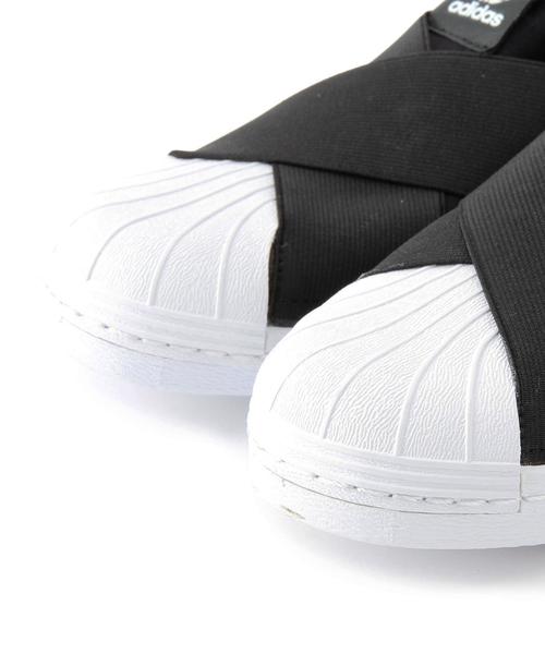 adidas（アディダス）の「アディダス/adidas Superstar SlipOn（スニーカー・レディース・ブラック・23cm/23.5cm/24cm/24.5cm）」の6枚目の写真