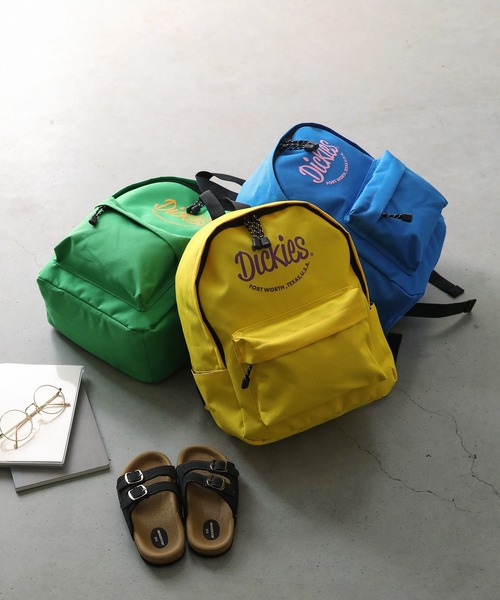 Dickies(ディッキーズ)の「【Dickies】HW LOGO PRINT DAYPACK KIDS / ディッキーズ ロゴプリント デイパック キッズ用(バックパック/リュック・キッズ・ラベンダー/イエロー/ベージュ/グリーン/ブラック/ブルー・FREE)」の15枚目の写真