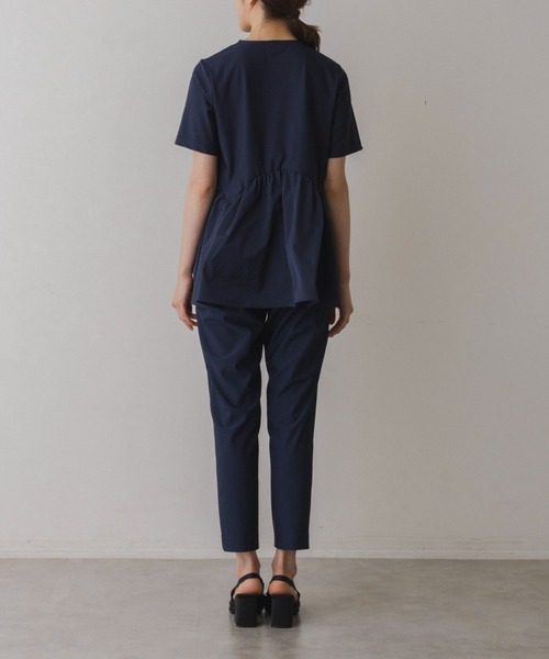 Sono(ソーノ)の「【SONO/ソーノ】【Summwe Stretch】アンブレラヘムPO(Tシャツ/カットソー・レディース・ネイビー/ホワイト/ブラック・1)」の16枚目の写真