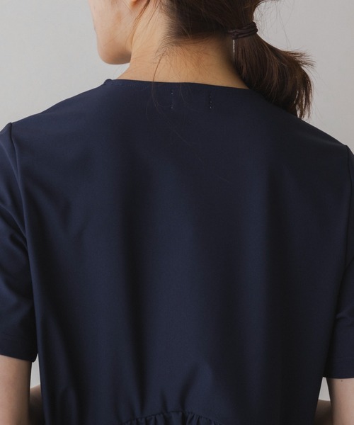 Sono(ソーノ)の「【SONO/ソーノ】【Summwe Stretch】アンブレラヘムPO(Tシャツ/カットソー・レディース・ネイビー/ホワイト/ブラック・1)」の18枚目の写真