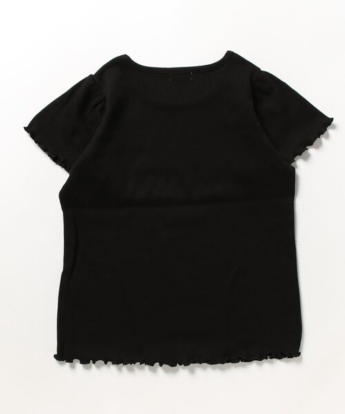 flower（フラワー）の「ラッフルスリーブティーズ（Tシャツ/カットソー・レディース・アイボリー/ブラック/ベージュ・FREE）」の7枚目の写真