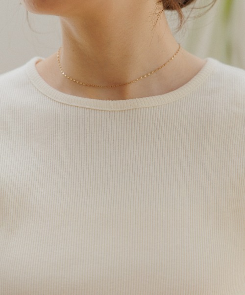 flower（フラワー）の「ラッフルスリーブティーズ（Tシャツ/カットソー・レディース・アイボリー/ブラック/ベージュ・FREE）」の16枚目の写真