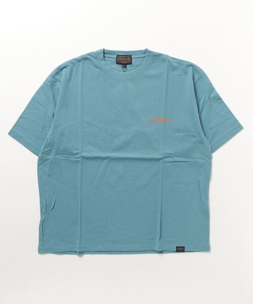 PENDLETON(ペンドルトン)の「バックプリントT(Tシャツ/カットソー・メンズ・レッド/ホワイト系その他/ライトブルーグレー/ライトベージュ/ブラック/オートミール/ネイビー/ベージュ/チャコール/ミント/オフホワイト/チャコールグレー/グレー/ターコイズブルー・LARGE/MEDIUM)」の13枚目の写真