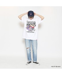 RUDIE'SxCRAYON SHINCHAN LOCAL DRIVE TEE / ルーディーズ クレヨンしんちゃん ローカル ドライブ Tシャツ