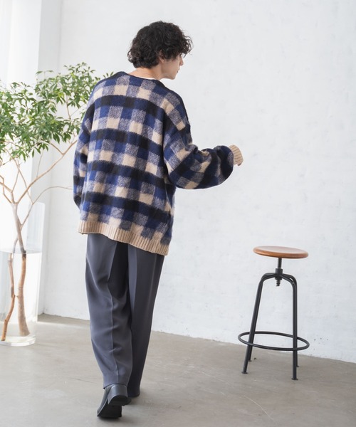 WEGO（ウィゴー）の「WEGO/モヘアライク総柄ビッグカーディガン（カーディガン/ボレロ・メンズ・その他3/その他4/その他5/その他2/その他1/その他6・LARGE/MEDIUM）」の14枚目の写真