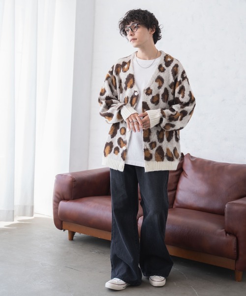 WEGO（ウィゴー）の「WEGO/モヘアライク総柄ビッグカーディガン（カーディガン/ボレロ・メンズ・その他3/その他4/その他5/その他2/その他1/その他6・LARGE/MEDIUM）」の18枚目の写真