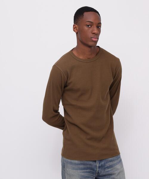 DAILY/デイリー》L/S THERMAL CREW NECK T-SHIRT / 長袖 サーマル