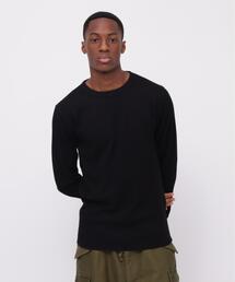 grancy　サーマルロンt GRANCY】Cross Patch Damaged Thermal Longsleeve Tshirt / クロス