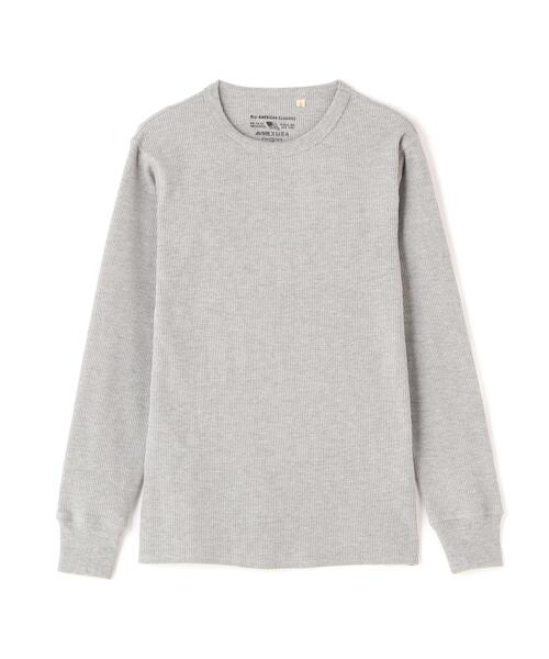 AVIREX（アヴィレックス）の「《DAILY/デイリー》L/S THERMAL CREW NECK T-SHIRT / 長袖 サーマル クルーネックＴシャツ / AVIREX / アヴィレックス（Tシャツ/カットソー・メンズ・ネイビー/グレー/ブラック/ホワイト系2/オリーブ系・L/M/S/2XL/XL）」の19枚目の写真