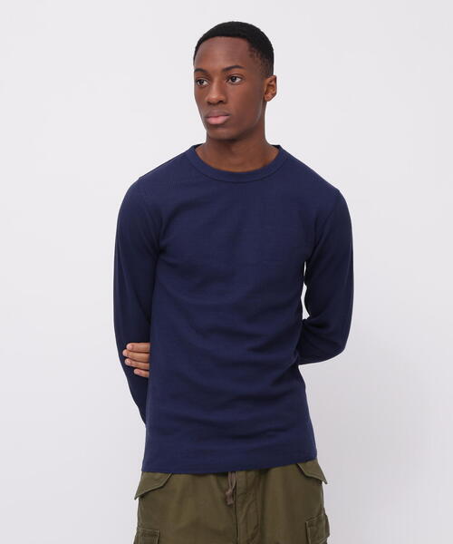 DAILY/デイリー》L/S THERMAL CREW NECK T-SHIRT / 長袖 サーマル