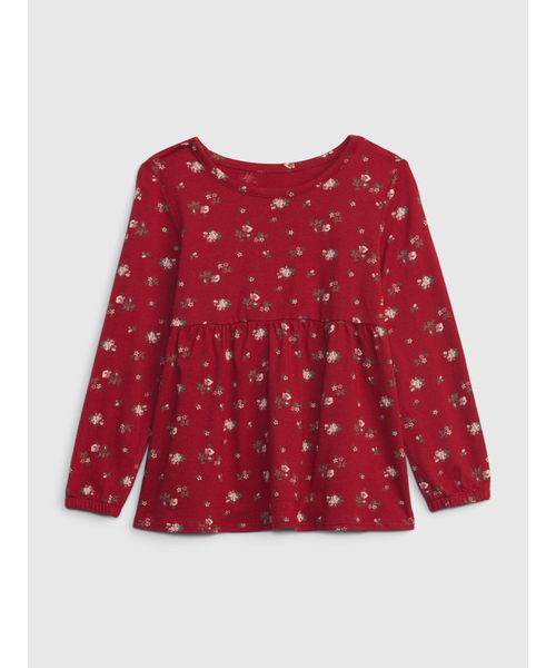 GAP（ギャップ）の「ブラナン プレイタイムフェイバリット チュニックトップス（Tシャツ/カットソー・キッズ・ライトグレー/ピンク/ベージュ/パープル/グリーン/ナチュラル/ブルー/レッド/ピンク系その他/グレー系その他・3 YRS/4 YRS/5 YRS/12-18M/2 YRS/18-24M）」の10枚目の写真