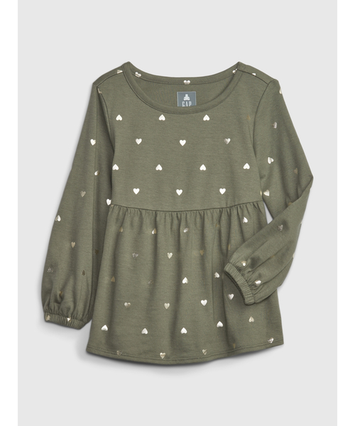 GAP（ギャップ）の「ブラナン プレイタイムフェイバリット チュニックトップス（Tシャツ/カットソー・キッズ・ライトグレー/ピンク/ベージュ/パープル/グリーン/ナチュラル/ブルー/レッド/ピンク系その他/グレー系その他・3 YRS/4 YRS/5 YRS/12-18M/2 YRS/18-24M）」の5枚目の写真