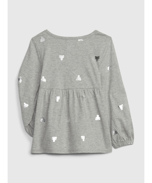 GAP（ギャップ）の「ブラナン プレイタイムフェイバリット チュニックトップス（Tシャツ/カットソー・キッズ・ライトグレー/ピンク/ベージュ/パープル/グリーン/ナチュラル/ブルー/レッド/ピンク系その他/グレー系その他・3 YRS/4 YRS/5 YRS/12-18M/2 YRS/18-24M）」の11枚目の写真