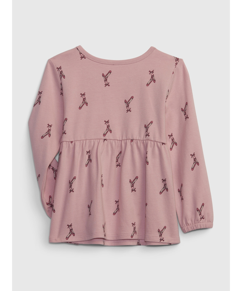 GAP（ギャップ）の「ブラナン プレイタイムフェイバリット チュニックトップス（Tシャツ/カットソー・キッズ・ライトグレー/ピンク/ベージュ/パープル/グリーン/ナチュラル/ブルー/レッド/ピンク系その他/グレー系その他・3 YRS/4 YRS/5 YRS/12-18M/2 YRS/18-24M）」の14枚目の写真