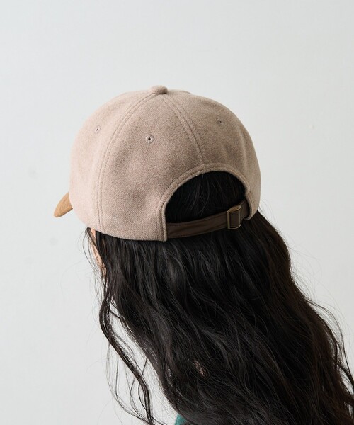 FREAK'S STORE（フリークスストア）の「コンビメルトンキャップ（キャップ・レディース・ブラック/ベージュ・ONE SIZE）」の12枚目の写真
