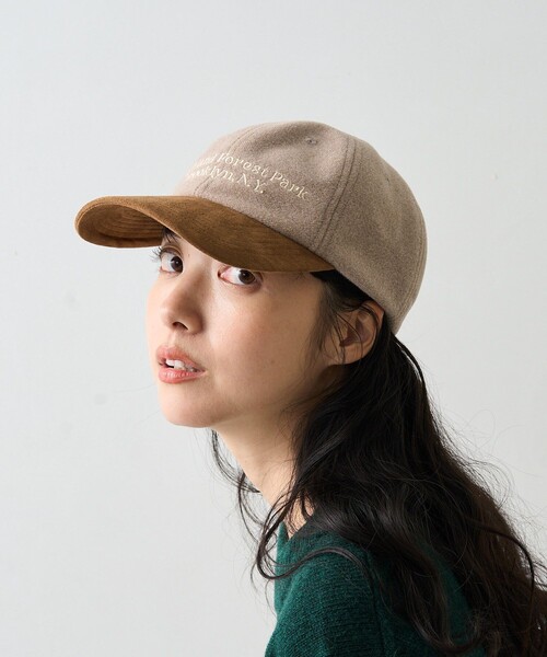 FREAK'S STORE（フリークスストア）の「コンビメルトンキャップ（キャップ・レディース・ブラック/ベージュ・ONE SIZE）」の5枚目の写真