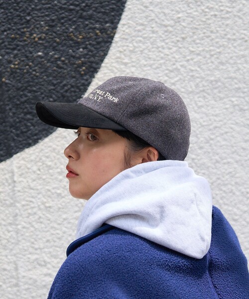 FREAK'S STORE（フリークスストア）の「コンビメルトンキャップ（キャップ・レディース・ブラック/ベージュ・ONE SIZE）」の4枚目の写真