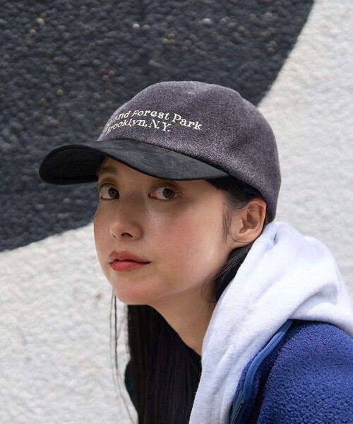 FREAK'S STORE（フリークスストア）の「コンビメルトンキャップ（キャップ・レディース・ブラック/ベージュ・ONE SIZE）」の6枚目の写真