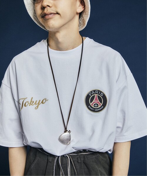 PARIS×TOKYO PSG パリ・サンジェルマン　半袖Tシャツ Paris Saint-Germain】TOKYO刺しゅう Tシャツ（Tシャツ/カットソー