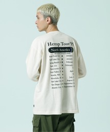 MANASTASH/マナスタッシュ/ HEMP L/S TEE HEMP TOUR  /ヘンプロングスリーブTシャツ ヘンプツアー