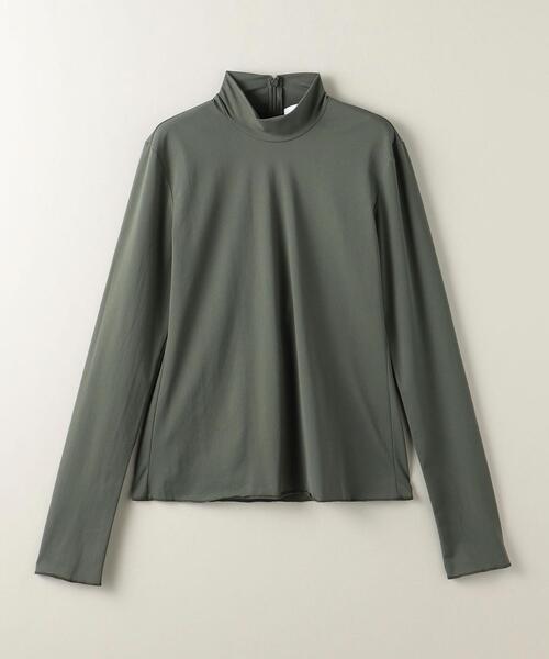 ASTRAET（アストラット）の「＜ASTRAET＞ナイロンポリウレタン ハイネックカットソー（Tシャツ/カットソー・レディース・ブラック/ダークグリーン・FREE）」の15枚目の写真