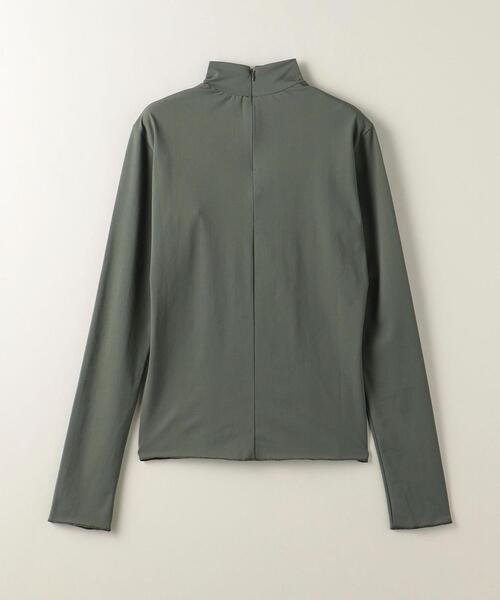 ASTRAET（アストラット）の「＜ASTRAET＞ナイロンポリウレタン ハイネックカットソー（Tシャツ/カットソー・レディース・ブラック/ダークグリーン・FREE）」の16枚目の写真