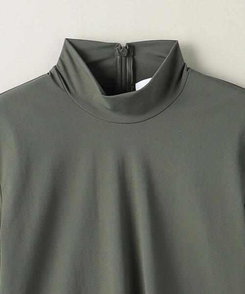 ASTRAET（アストラット）の「＜ASTRAET＞ナイロンポリウレタン ハイネックカットソー（Tシャツ/カットソー・レディース・ブラック/ダークグリーン・FREE）」の17枚目の写真