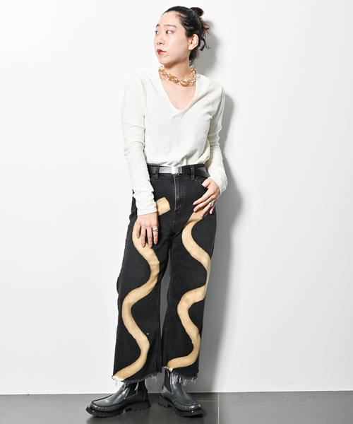 CITYSHOP（シティーショップ）の「VELVET TOUCH U NECK PULLOVER