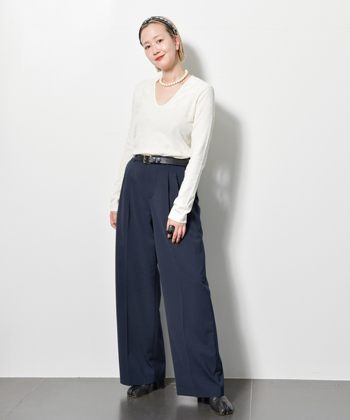 CITYSHOP（シティーショップ）の「VELVET TOUCH U NECK PULLOVER