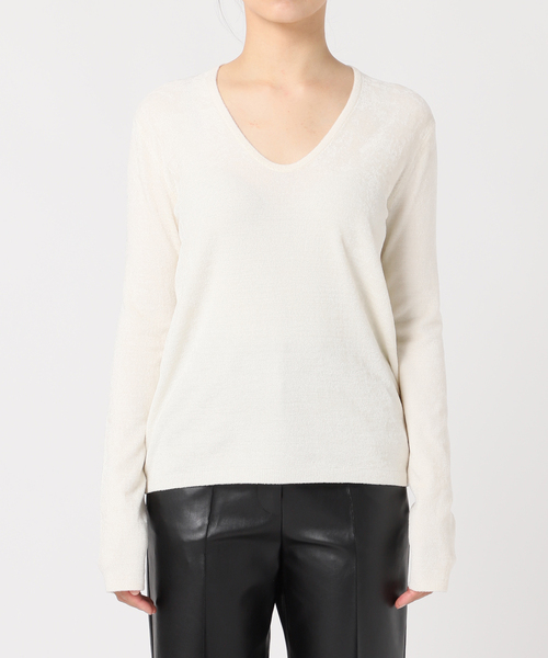 CITYSHOP（シティーショップ）の「VELVET TOUCH U NECK PULLOVER