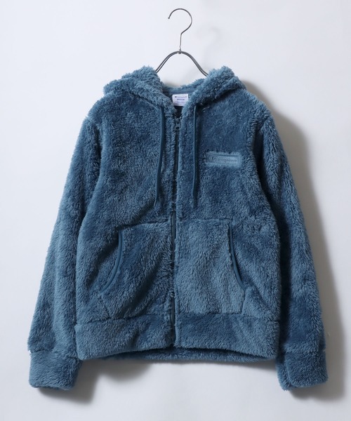 Champion（チャンピオン）シェルパフリース ボア ジップアップ パーカージャケット/ファーブルゾン