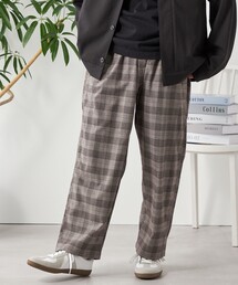 SHIPS any | SHIPS any: バルーン ワイド イージー パンツ〈単色／チェック〉◇(その他パンツ)