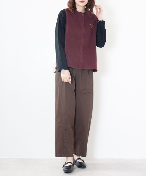 EMAGO ラッパ刺繍ベスト（ベスト）｜Emago（イマゴ）