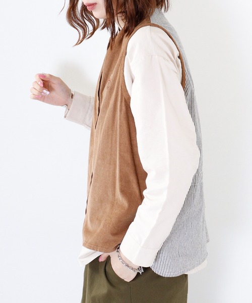 EMAGO ラッパ刺繍ベスト（ベスト）｜Emago（イマゴ）