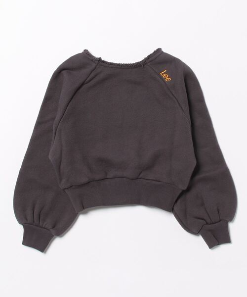 Lee（リー）の「【110-150cm】【親子】キッズ ラグラン パフスリーブ スエット（スウェット・キッズ・チャコールグレー/アイボリー/グレー・140/150/110/130/120）」の19枚目の写真