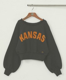 【110-150cm】【親子】キッズ ラグラン パフスリーブ スエット