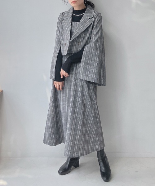 AS KNOW AS plus（アズノゥアズプラス）の「☆ベルト付き フレア