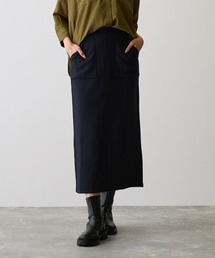 ダブルフェイスIラインスカート