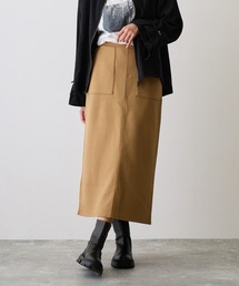 ダブルフェイスIラインスカート