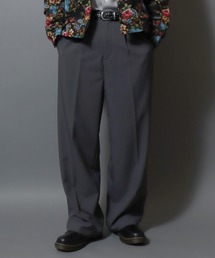 ANPAS（アンパス）の「Tuck Wide Straight Pants/センタープレス タック ワイド ストレートスラックスパンツ ボトムス メンズ（スラックス）」