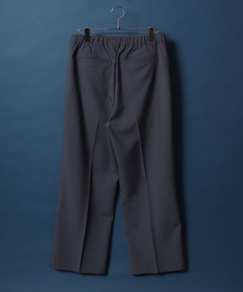 ANPAS(アンパス)の「Tuck Wide Straight Pants/センタープレス タック ワイド ストレートスラックスパンツ ボトムス メンズ(スラックス・メンズ・ホワイト/アイボリー/モカ/チャコール/ブラック・M/S/L/LL)」の9枚目の写真