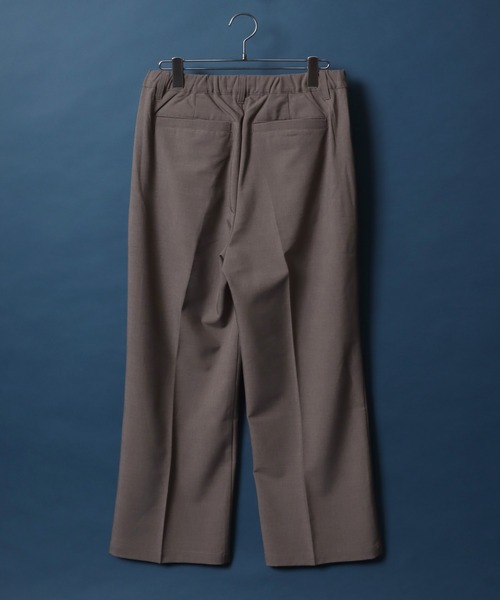 ANPAS(アンパス)の「Tuck Wide Straight Pants/センタープレス タック ワイド ストレートスラックスパンツ ボトムス メンズ(スラックス・メンズ・ホワイト/アイボリー/モカ/チャコール/ブラック・M/S/L/LL)」の10枚目の写真