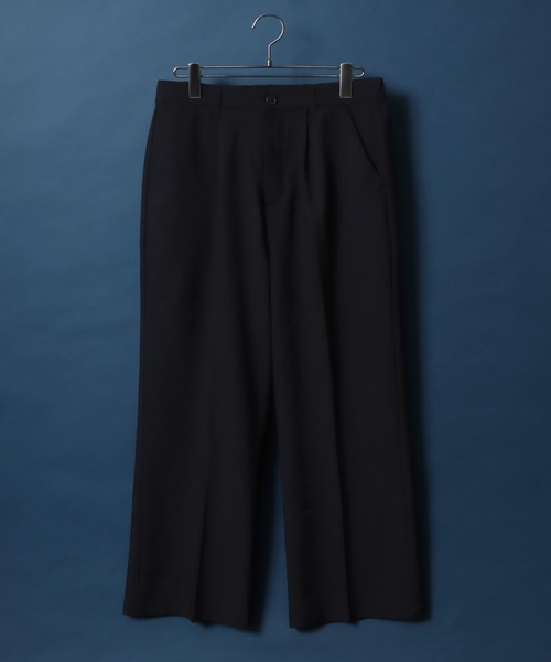 ANPAS(アンパス)の「Tuck Wide Straight Pants/センタープレス タック ワイド ストレートスラックスパンツ ボトムス メンズ(スラックス・メンズ・ホワイト/アイボリー/モカ/チャコール/ブラック・M/S/L/LL)」の21枚目の写真