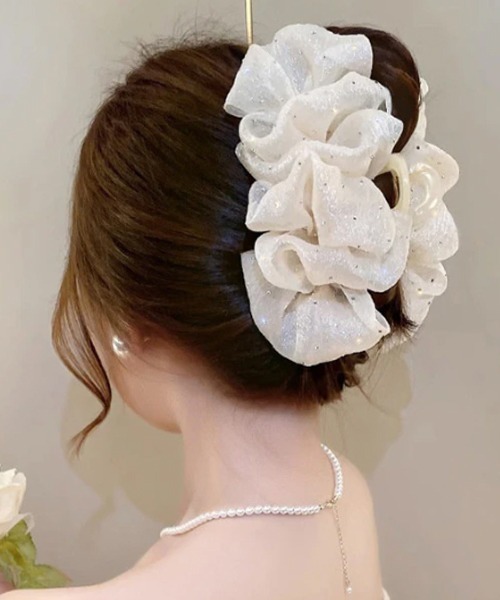 ALEXANDRE ストーン付きヘアクリップ ALEXANDRE DE PARIS ヘアクリップ ストーン付き ヘアアクセサリー