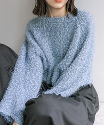 mystic | 【4色展開】モールフェザーニット(ニット/セーター)