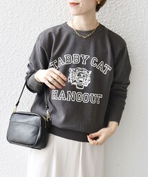 MIXTA | Mixta:〈洗濯機可能〉TABBY CAT ロゴ スウェット(Tシャツ/カットソー)