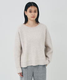 collex | ラクーン混 フォルムニットプルオーバー(ニット/セーター)