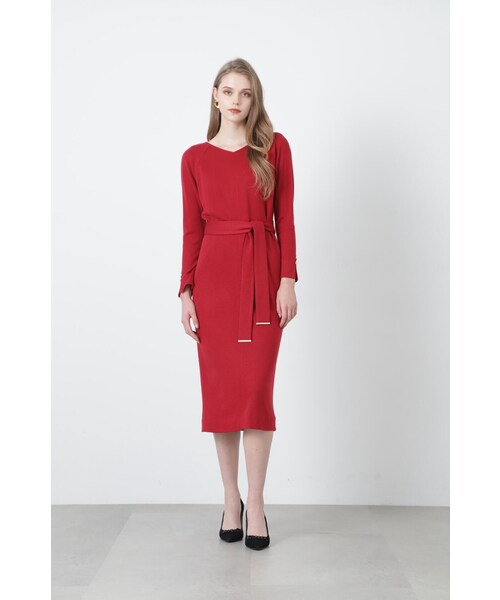 PINKY&DIANNE 40 ドルマンスリーブステッチワンピース PINKY&DIANNE（ピンキーアンドダイアン）の「◇ドルマンスリーブ