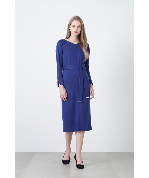 PINKY&DIANNE 40 ドルマンスリーブステッチワンピース PINKY&DIANNE（ピンキーアンドダイアン）の「◇ドルマンスリーブ