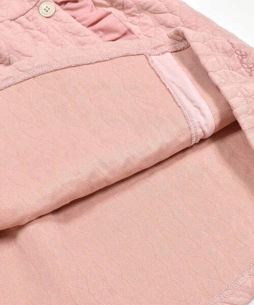 Noeil aime BeBe（ノイユエイムベベ）の「ケーブルジャガードマフラー付ワンピース(80~130cm)（ワンピース・キッズ・グリーン/ピンク・110cm/130cm/120cm/100cm/90cm/80ｃｍ）」の17枚目の写真